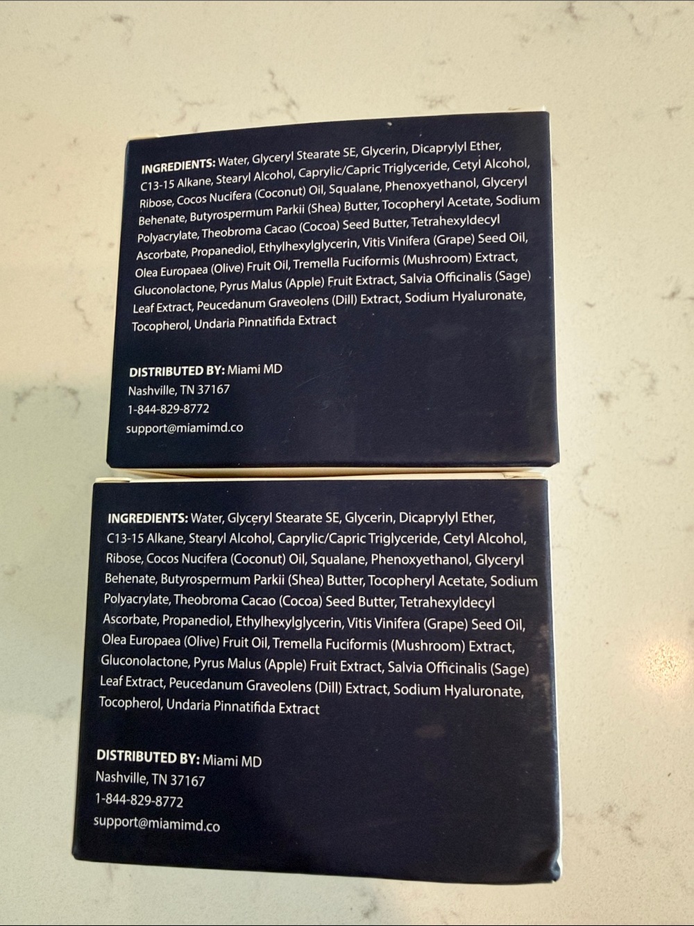 Miami MD Advanced Crepe Fix Cream 2 pack NEW - Picture 2 of 2